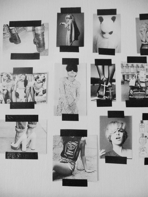 unique gallery wall